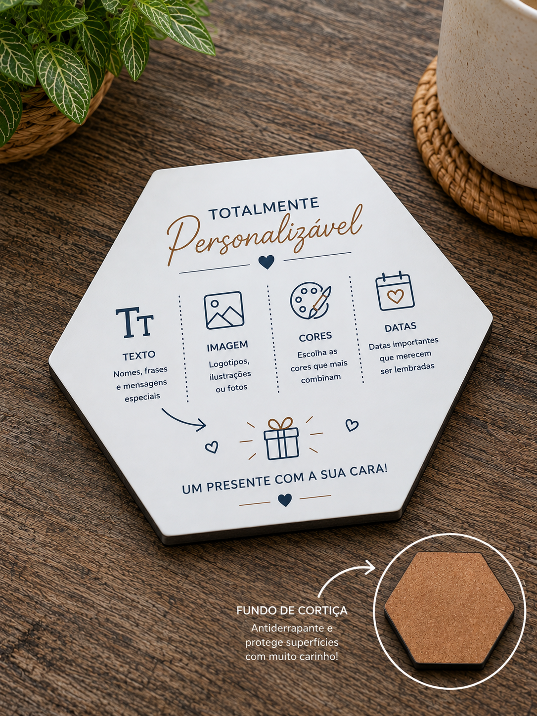 Convite de Casamento Personalizado em Papel | Design Botânico